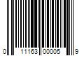 Barcode Image for UPC code 011163000059