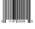 Barcode Image for UPC code 011167000055