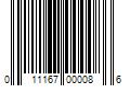 Barcode Image for UPC code 011167000086