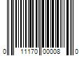 Barcode Image for UPC code 011170000080