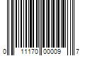 Barcode Image for UPC code 011170000097