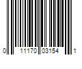 Barcode Image for UPC code 011170031541