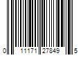 Barcode Image for UPC code 011171278495