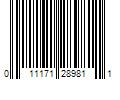 Barcode Image for UPC code 011171289811