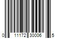 Barcode Image for UPC code 011172300065