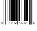 Barcode Image for UPC code 011172423108