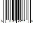 Barcode Image for UPC code 011172450258