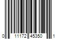 Barcode Image for UPC code 011172453501