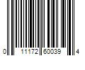 Barcode Image for UPC code 011172600394