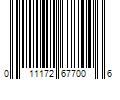 Barcode Image for UPC code 011172677006