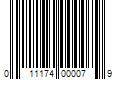 Barcode Image for UPC code 011174000079