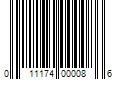 Barcode Image for UPC code 011174000086