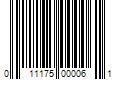 Barcode Image for UPC code 011175000061