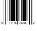 Barcode Image for UPC code 011176000060