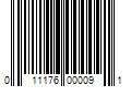 Barcode Image for UPC code 011176000091