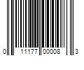 Barcode Image for UPC code 011177000083