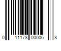 Barcode Image for UPC code 011178000068