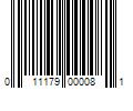 Barcode Image for UPC code 011179000081