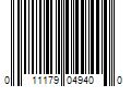 Barcode Image for UPC code 011179049400