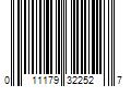 Barcode Image for UPC code 011179322527