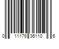 Barcode Image for UPC code 011179361106