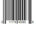 Barcode Image for UPC code 011179400935