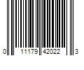 Barcode Image for UPC code 011179420223