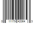 Barcode Image for UPC code 011179420643