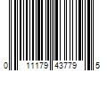 Barcode Image for UPC code 011179437795