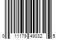 Barcode Image for UPC code 011179490325