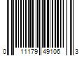 Barcode Image for UPC code 011179491063