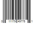 Barcode Image for UPC code 011179497751