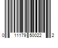 Barcode Image for UPC code 011179500222