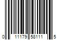 Barcode Image for UPC code 011179581115