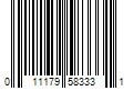 Barcode Image for UPC code 011179583331