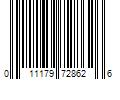 Barcode Image for UPC code 011179728626