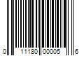 Barcode Image for UPC code 011180000056