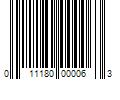 Barcode Image for UPC code 011180000063