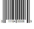 Barcode Image for UPC code 011184000069