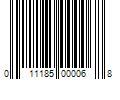 Barcode Image for UPC code 011185000068