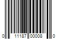 Barcode Image for UPC code 011187000080. Product Name: 