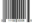 Barcode Image for UPC code 011188000065