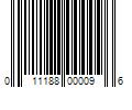 Barcode Image for UPC code 011188000096