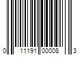 Barcode Image for UPC code 011191000083