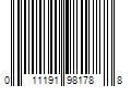 Barcode Image for UPC code 011191981788