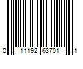 Barcode Image for UPC code 011192637011