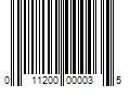 Barcode Image for UPC code 011200000035