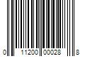 Barcode Image for UPC code 011200000288