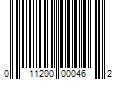 Barcode Image for UPC code 011200000462