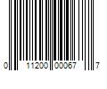 Barcode Image for UPC code 011200000677